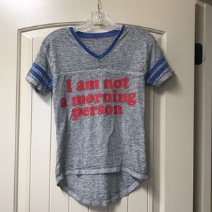 I am not a morning person t-shirt - XS